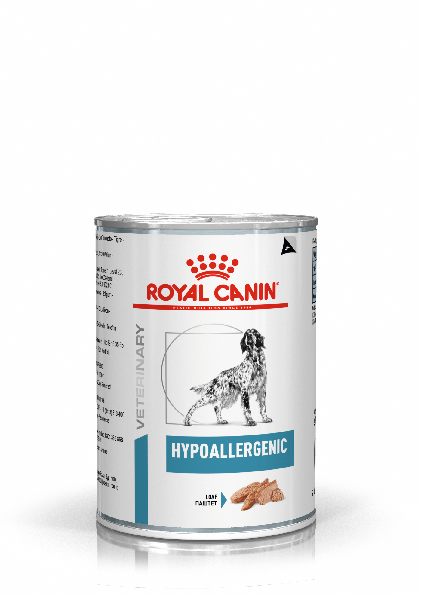 Hypoallergenic : Wet Can 400g x 12
